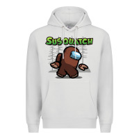 Dove Grey susquatch gift nature Premium Hoodie - lanVoArt