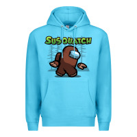 Ocean Blue susquatch gift nature Premium Hoodie - lanVoArt