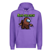 Purple susquatch gift nature Premium Hoodie - lanVoArt