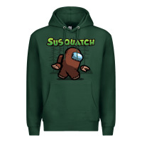 Sports Green susquatch gift nature Premium Hoodie - lanVoArt