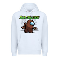 White susquatch gift nature Premium Hoodie - lanVoArt