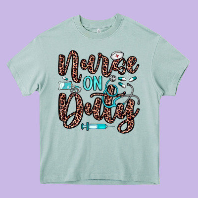 Nurse On Duty Heavy Core Tee Designed By Jahusdesignshop