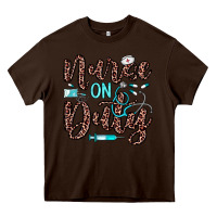 Chocolate Brown nurse on duty Heavy Core Tee - JahusDesignShop