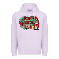 Lilac Christmas Can't Touch This Elf Premium Hoodie - FaDigitalArtStudio