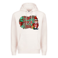 Pale Pink Christmas Can't Touch This Elf Premium Hoodie - FaDigitalArtStudio