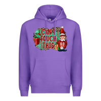 Purple Christmas Can't Touch This Elf Premium Hoodie - FaDigitalArtStudio