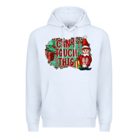 White Christmas Can't Touch This Elf Premium Hoodie - FaDigitalArtStudio