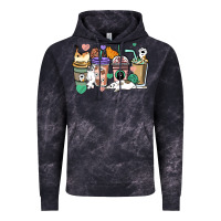 Cloud Black Cat coffee cups Vintage Hoodie - HowdyJamesFarm