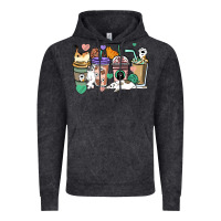Vintage Black Cat coffee cups Vintage Hoodie - HowdyJamesFarm