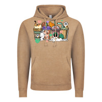 Vintage Coffee Cat coffee cups Vintage Hoodie - HowdyJamesFarm