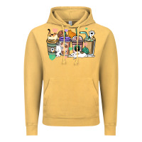 Vintage Mustard Cat coffee cups Vintage Hoodie - HowdyJamesFarm