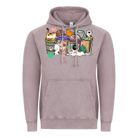 Vintage Zinc Cat coffee cups Vintage Hoodie - HowdyJamesFarm