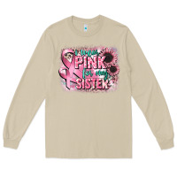 Mushroom i wear pink for my sister Long Sleeve Tee - CowGirlArtShop