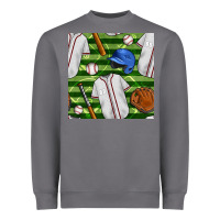 Storm baseball uniform and field seamless pattern Heavyweight Sweatshirt - BundleAndBundleShop