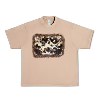 Burro Cowhide Leopard Background Urban Heavy Tee - JahusDesignShop