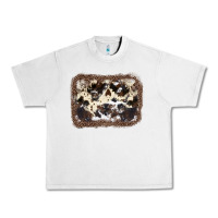 Lunar Rock Cowhide Leopard Background Urban Heavy Tee - JahusDesignShop
