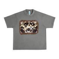 Tornado Cowhide Leopard Background Urban Heavy Tee - JahusDesignShop