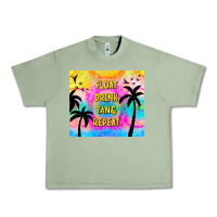 Oil Green float drink tan & repeat Urban Heavy Tee - TumblerDesignByShophia
