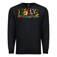 Black Christmas Jolly Teacher Premium Sweatshirt - Artiststas