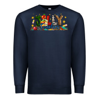Christmas Jolly Teacher Premium Sweatshirt | Teevron