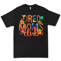 Black tired moms club Premium Tee - Artiststas