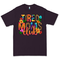 Plum tired moms club Premium Tee - Artiststas