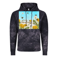 Cloud Black spread kindness with dandelions Vintage Hoodie - TumblerDesignByShophia