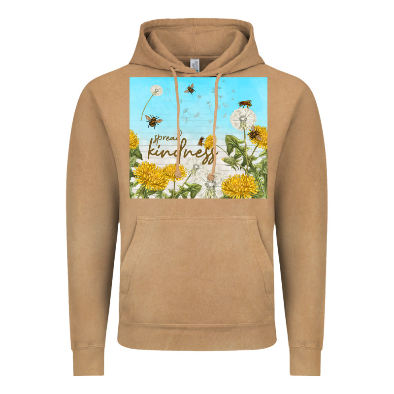 Spread Kindness With Dandelions Vintage Hoodie by TumblerDesignByShophia | Teevron