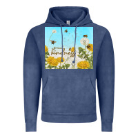 Vintage Denim spread kindness with dandelions Vintage Hoodie - TumblerDesignByShophia
