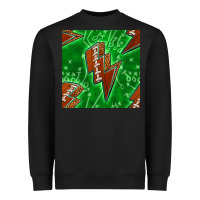 Black american football thunder Heavyweight Sweatshirt - BundleAndBundleShop