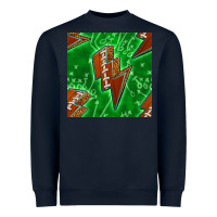 Navy american football thunder Heavyweight Sweatshirt - BundleAndBundleShop