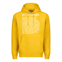 Lemon Why I am a Democrat cool political outfit for democrats Long Sleeve Premium Hoodie - lanVoArt