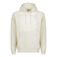 Oatmeal Heather Why I am a Democrat cool political outfit for democrats Long Sleeve Premium Hoodie - lanVoArt