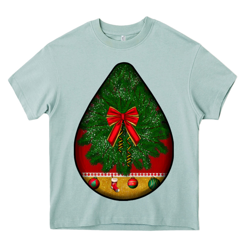 Christmas Teardrop Heavy Core Tee by BundleAndBundleShop | Teevron