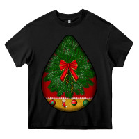 Black christmas teardrop Heavy Core Tee - BundleAndBundleShop