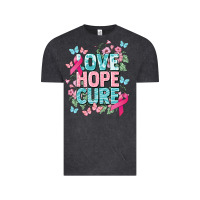 Vintage Black Love hope cure cancer Awareness Vintage Tee - HowdyJamesFarm