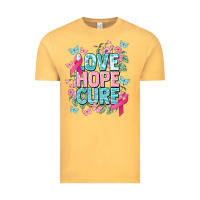 Vintage Mustard Love hope cure cancer Awareness Vintage Tee - HowdyJamesFarm