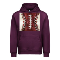 Mauve Wine american football and baseball Urban Hoodie - BarkalooDesign