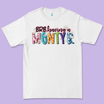 Having A Menty B Premium Tee Designed By Artiststas