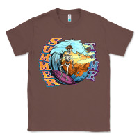 Chestnut summer time skeleton surfing Classic Tee - NancyCooperArtShop
