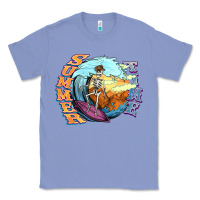 Colony Blue summer time skeleton surfing Classic Tee - NancyCooperArtShop