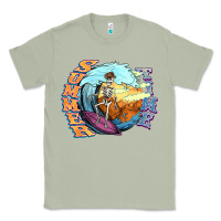 Matcha summer time skeleton surfing Classic Tee - NancyCooperArtShop