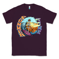 Plum summer time skeleton surfing Classic Tee - NancyCooperArtShop