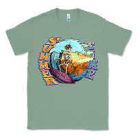 Sage summer time skeleton surfing Classic Tee - NancyCooperArtShop