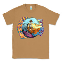 Toasted Coconut summer time skeleton surfing Classic Tee - NancyCooperArtShop