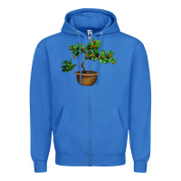 True Royal Guava Tree Bonsai Illustrations Zipper Hoodie - LillyAllenDesigns