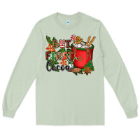 Matcha but first cocoa Long Sleeve Tee - CowGirlArtShop