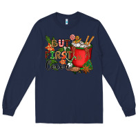 Navy but first cocoa Long Sleeve Tee - CowGirlArtShop