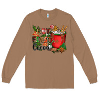 Toasted Coconut but first cocoa Long Sleeve Tee - CowGirlArtShop