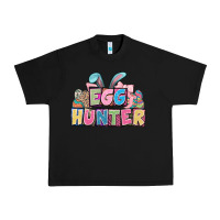 Black Egg hunter plate letters Easter Day Urban Heavy Tee - HowdyJamesFarm